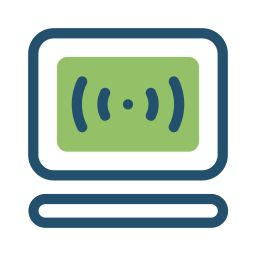 aplicación de transmisión de televisión icono