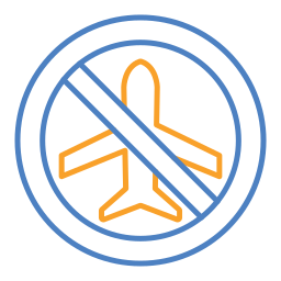 비행기 없음 icon
