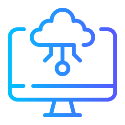 Cloud data icon