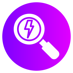 Energy research icon