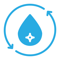 energía del agua icono