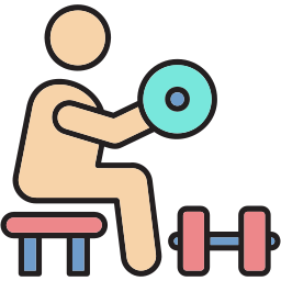Bicep curl icon