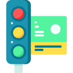 Traffic light icon