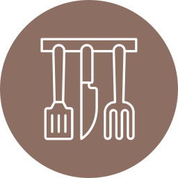 Kitchen tools icon