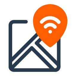 kaarten en locaties icoon