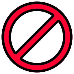 Запрещенный иконка