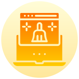 Cleaning data icon