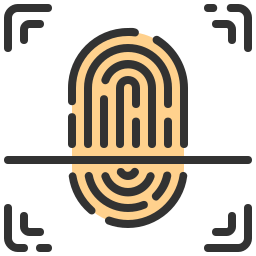 Finger scanner icon