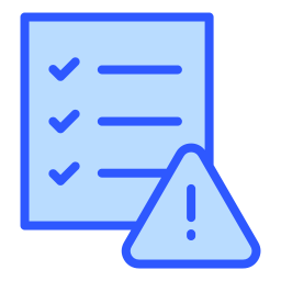 Risk analysis icon