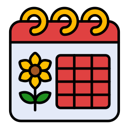 frühlingskalender icon