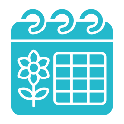 Spring calendar icon