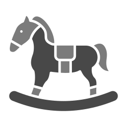 zabawka z koniem ikona