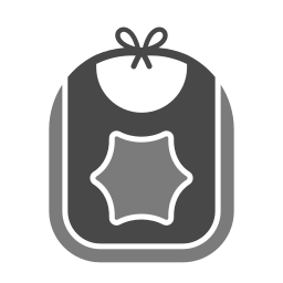 Baby bib icon