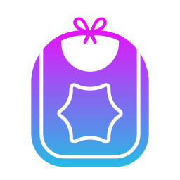 Baby bib icon