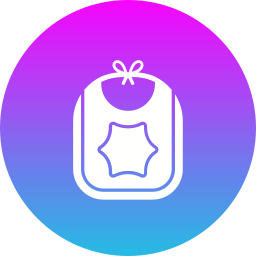 Baby bib icon