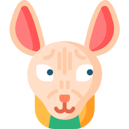 Sphynx cat icon