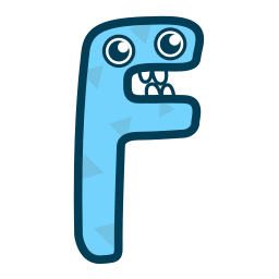 Letter f icon