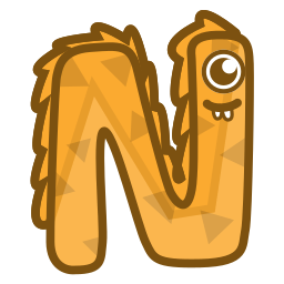 litera n ikona