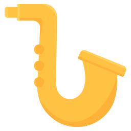 saxofón icono