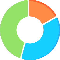 gráfico de rosquinha Ícone