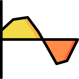 折れ線グラフ icon
