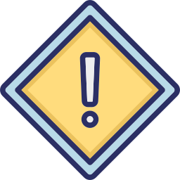 Warning board icon