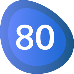 80 icoon