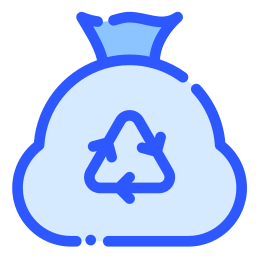 sac de recyclage Icône