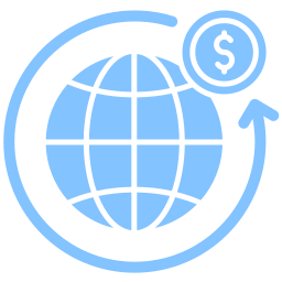 Économie mondiale Icône