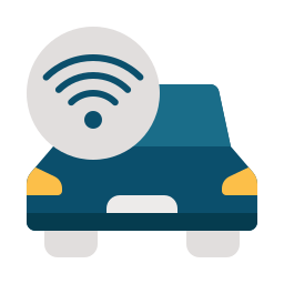 Connected car icon