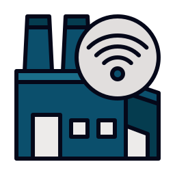 Smart factory icon