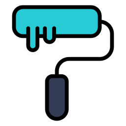 Paint roller icon