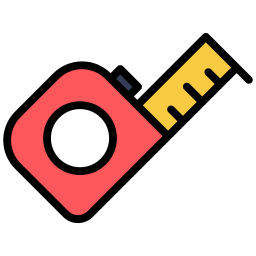 cinta métrica icono