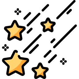 Falling star icon
