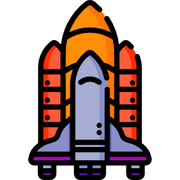 transbordador espacial icono