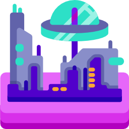 Space colony icon