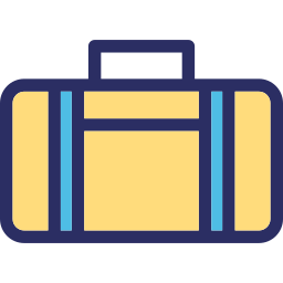 Sports bag icon