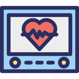 máquina de electrocardiograma icono