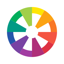 Цветовое колесо иконка