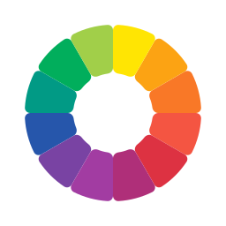 kleurenwiel icoon