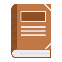 Closed book icon