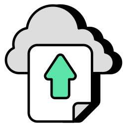 Cloud upload icon