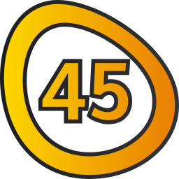 Forty five icon