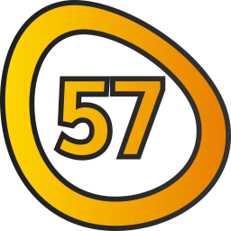 cincuenta y siete icono