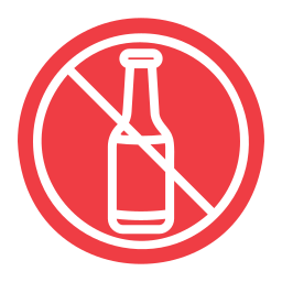 No alcohol icon