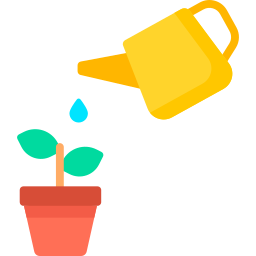 Watering plants icon