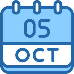 calendario mensual icono