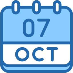 calendario mensual icono