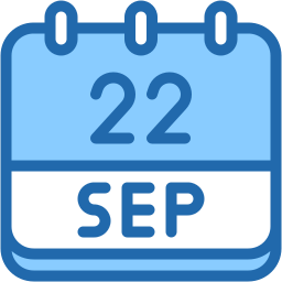 calendario mensual icono