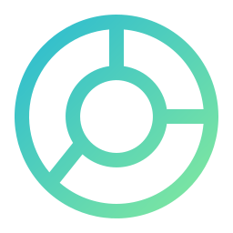 diagramme circulaire Icône